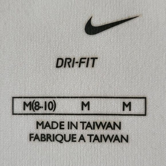 Nike Women's White Dri-FIT Mesh Hoodie - Picture 2 of 13